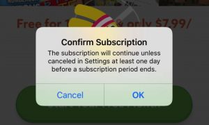 confirm subscription